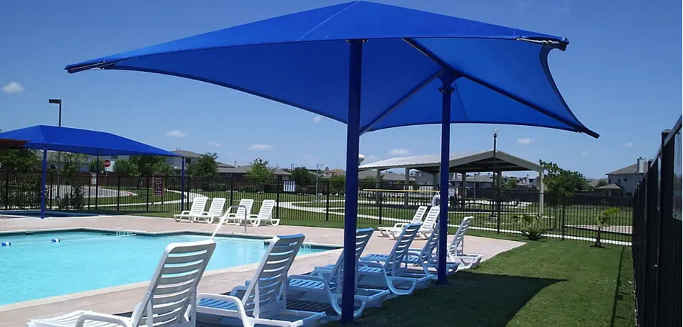 Homeowners Associations & Community Pools Shade Structures Installation