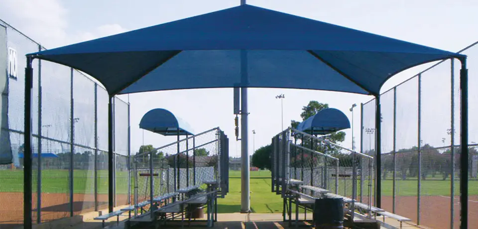 Sports Complexes shade structures installation